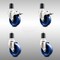 Service Caster 4 Inch 316SS Solid Poly Swivel 1-3/4 Inch Expanding Stem Caster Lock Brake, 2PK SCC-SS316TTLEX20S414-SPUS-2-S-2-134 - alternate 1